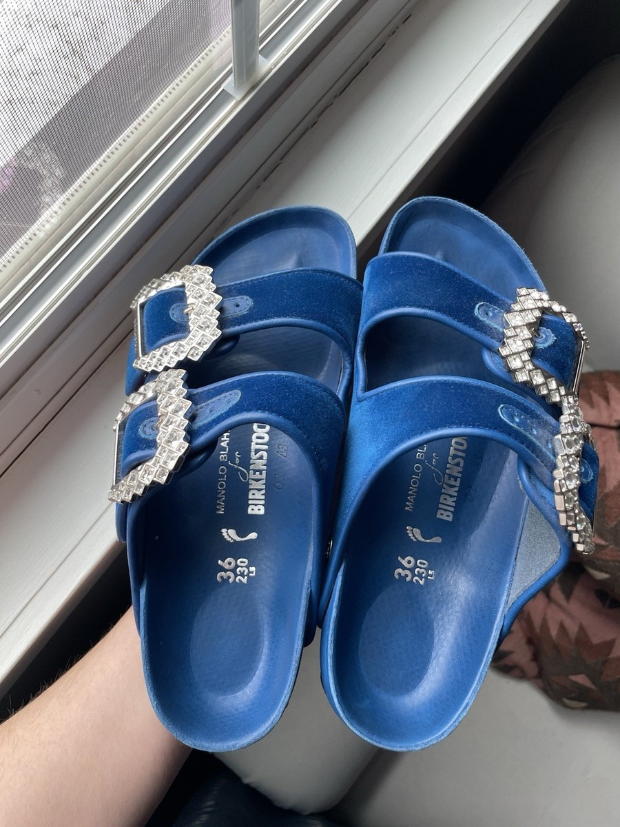 Manolo Blahnik x Birkenstock Arizona sandals Size 36 | eBay