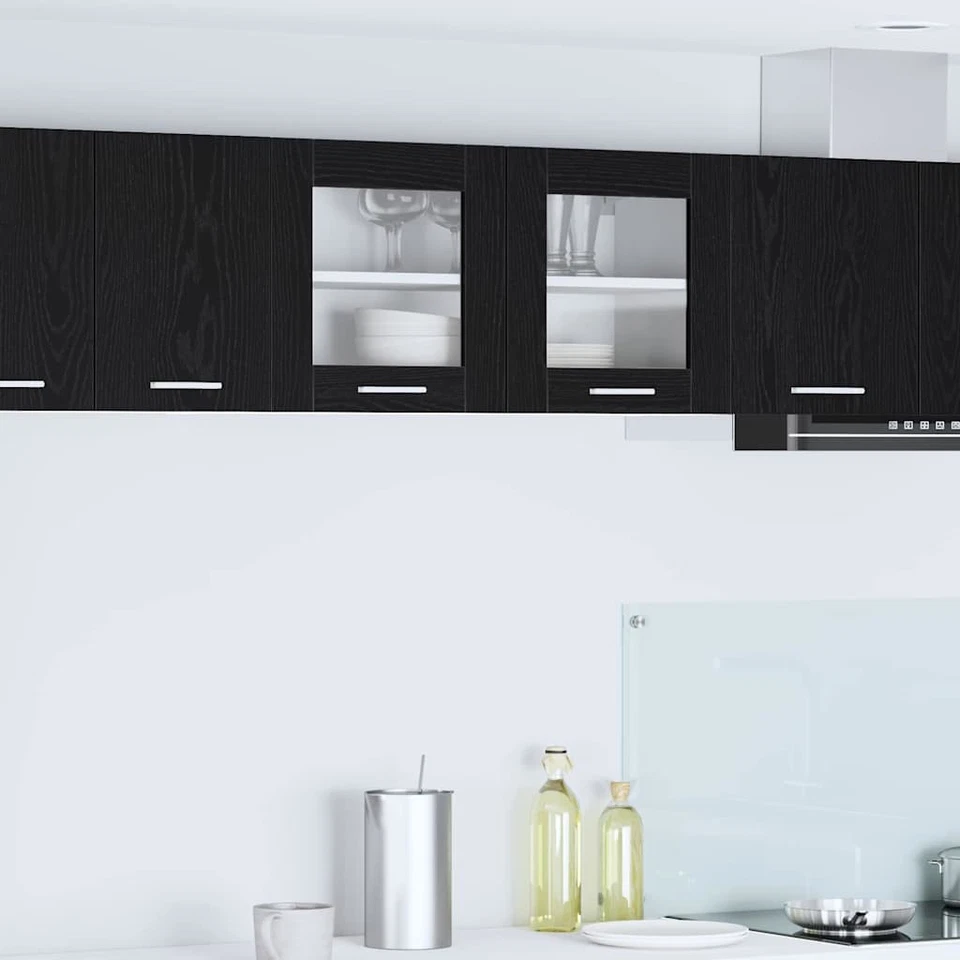 VIDAXL Kitchen Wall Cupboard, Hanging Kitchen Storage Cabinet, Floating Storage Unit D