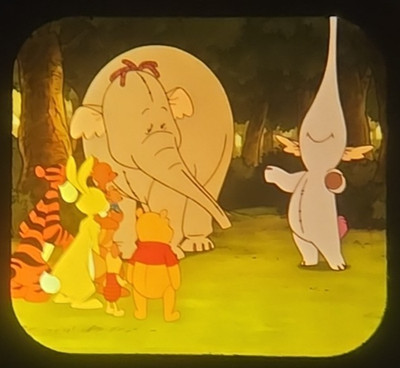Vintage Disney View-Master reel set featuring Pooh s Heffalump Movie H0701