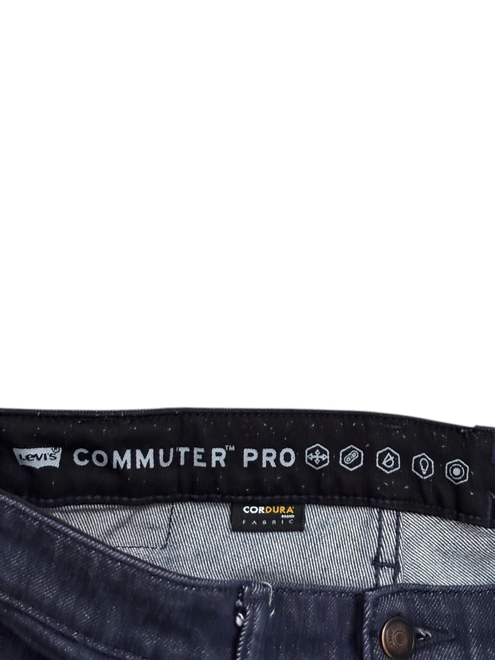 Jeans Levi's Para Hombre Talla 30x32 Índigo Oscuro Commuter Pro Cordura Tela Lazo Utilitario Foto 3 de 4