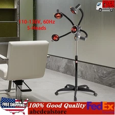 750W 5-Heads Infrared Hair Color Processor Perming Dyeing Lamp Hair Dryer Heater