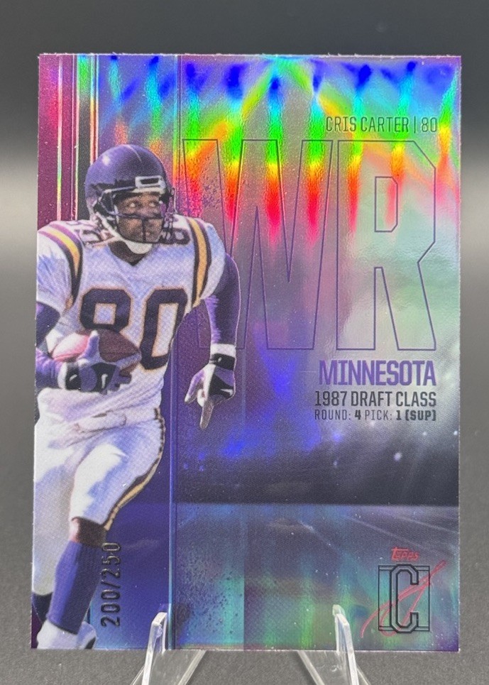 2024 Topps Signature Class Football #BCV-32 Cris Carter Refractor #/250
