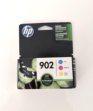 New Genuine HP 902 Cyan Magenta Yellow 3PK Ink Cartridges EXP 11/2021