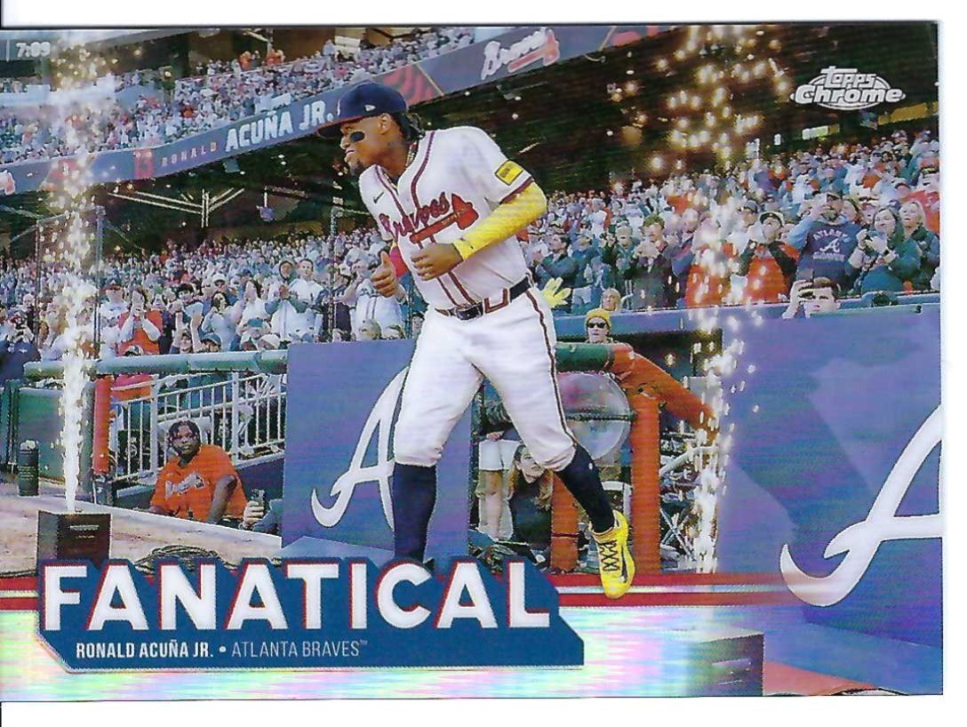 2025 Topps Chrome RONALD ACUNA Jr. #FAN-16 Fanatical SSP Case Hit Braves