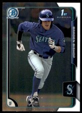 2015 Bowman Draft Picks & Prospects Chrome Braden Bishop Seattle Mariners #21