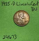 1935 D Lincoln Wheat Cent / Penny 1c BU Uncirculated