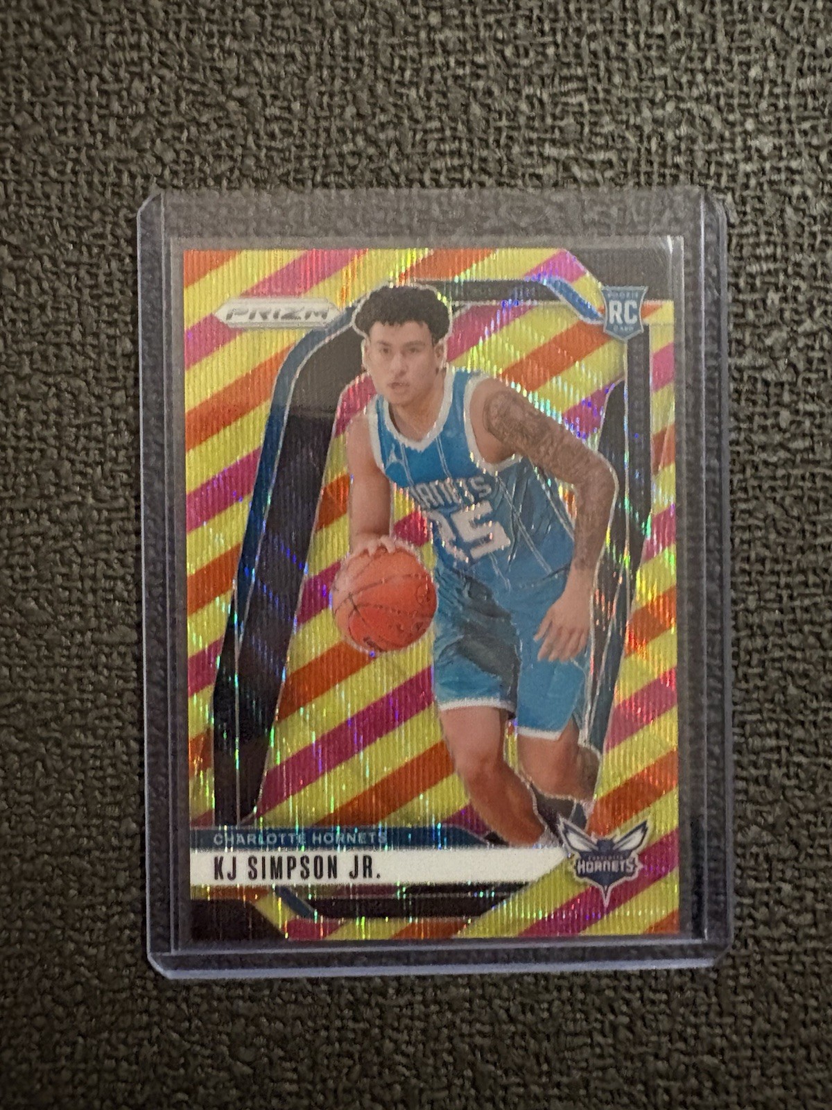 2024-25 Panini Prizm - KJ Simpson Jr. #247 Multi Wave Prizm /88 (RC)