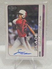 Slade Caldwell 2024 Pulse Lumin Purple On Card Auto 25/35 RC DIamondbacks