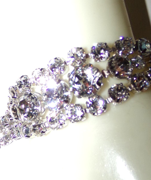 IMPORTANT** signed EISENBERG rhinestone bracelet-… - image 3