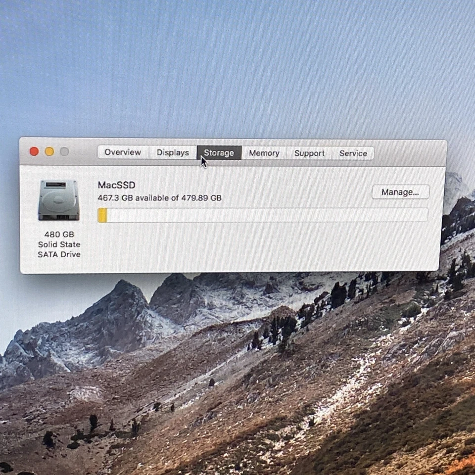 Apple A1312 iMac 27" 2011 3.4GHz Core i7 32GB RAM 480GB SSD macOS 10.13.6 - Image 4 of 4