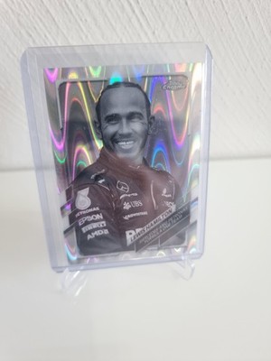 Lewis Hamilton #50 Black White Ray Parallel Topps F1 Chrome Formula 1 Formel 1