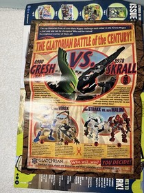 LEGO BIONICLE Mahri Toa Jaller 8911 + Glatorian Comic Issue 1 Club Magazine 1/09