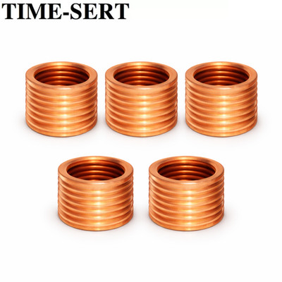 5 x Würth M14 x 1,25 x 8 mm TIME SERT  EINSÄTZE - VERKUPFERT - ZÜNDKERZE