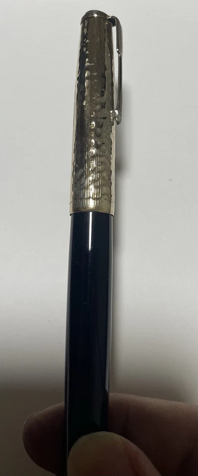 EXCELLENT Rare Parker 51 Ariel Kullock, “Fantasy 51” M Nib 14k W Hammered GF Cap - Image 4 of 4