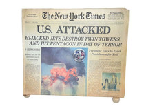 NEW YORK TIMES NEWSPAPER SEPTEMBER 12 2001 NEW ENGLAND EDITION COIN GOOD