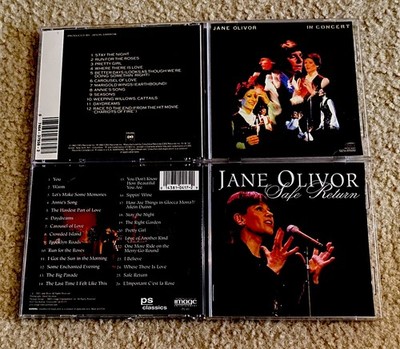5 JANE OLIVOR CDs First Night, Rainbows, Love Decides, In Concert, Safe Return