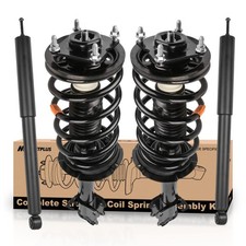 MOSTPLUS 171593 171594 344356 Complete Front and Rear Shock Absorbers Compati...