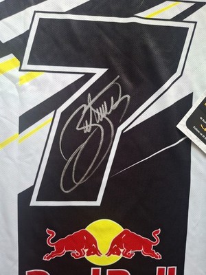 ジェイミー様 James Bubba Stewart #7 Signed Replica Fox Kawasaki Jersey - JSA