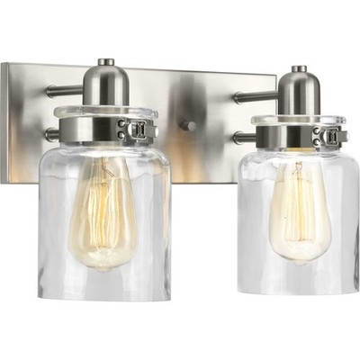 Progress Lighting P300046 Calhoun 2 Light 13''W Bathroom Vanity - Nickel
