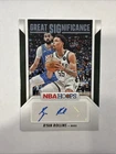 2024-25 Panini Hoops Great Significance Autograph Ryan Rollins #GS-RRW Bucks
