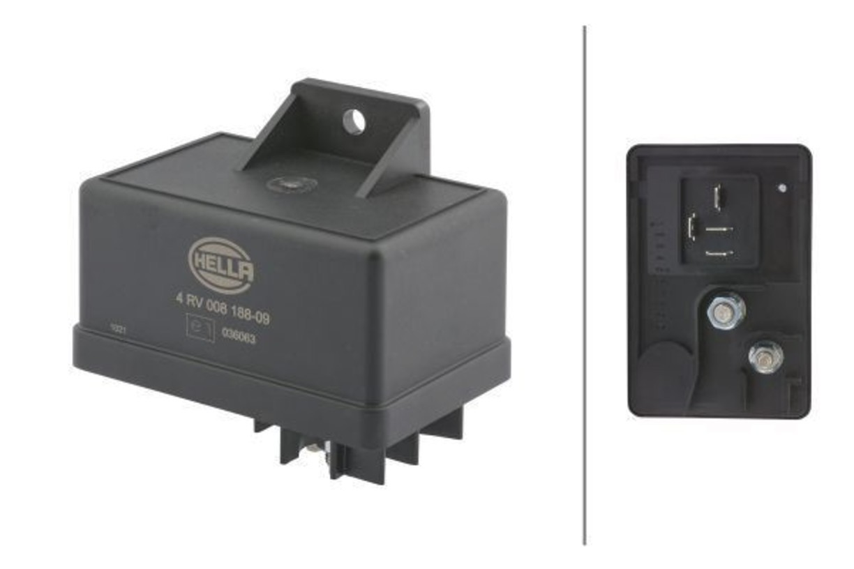 Glow Plug System Control Unit 12V HELLA Fits PEUGEOT FIAT CITROEN II 5981.11