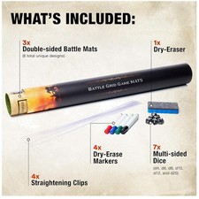 DnD Grid Mat Set for Dungeons  Dragons