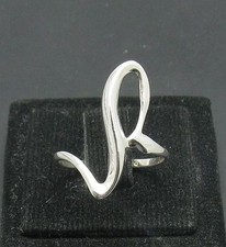 Stylish Light Sterling Silver Ring Hallmarked Solid 925 Genuine Handmade Empress