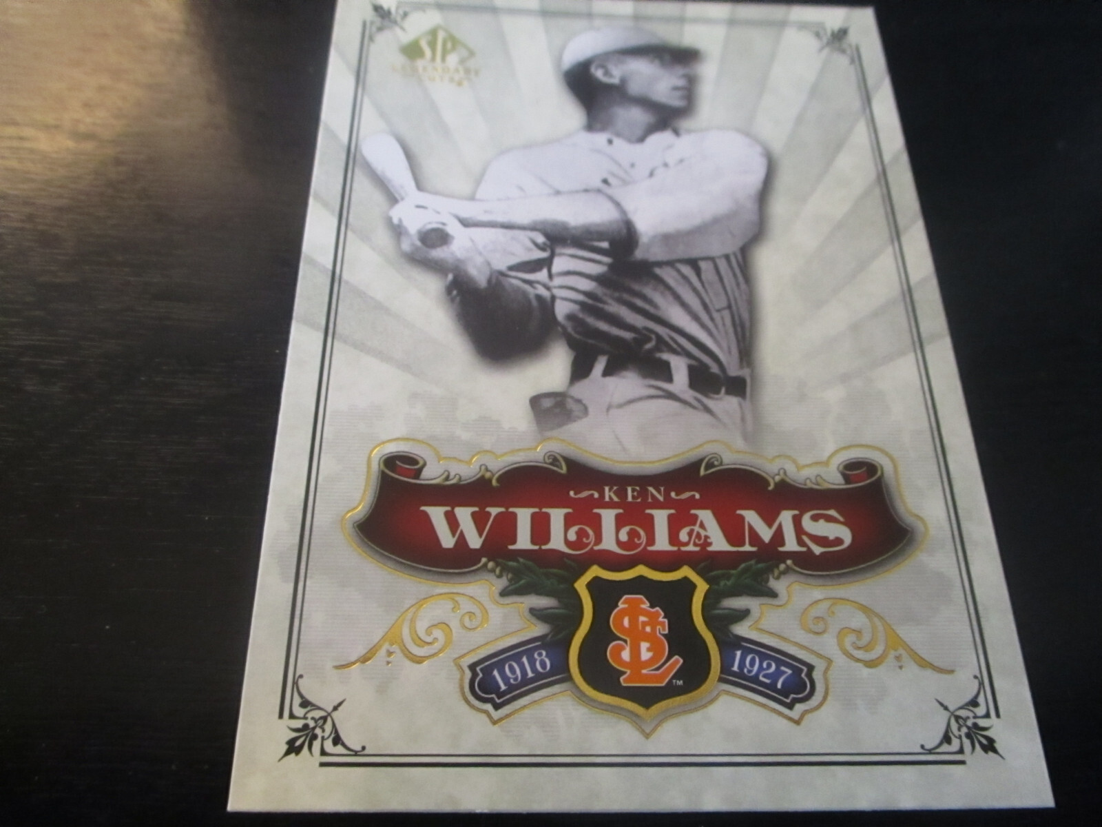 KEN WILLIAMS   (st. louis browns - of) 2006 upper deck SP LEGENDARY CUTS CARD #6