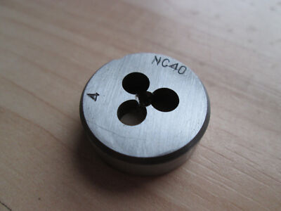 NEW #4 #4-40 #4-NC40 SAE Die HSS Steel Die, Hand Threading #T16EA