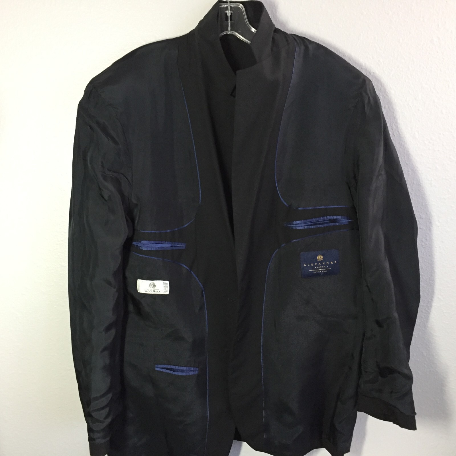 FILA Giacca tuta blazer lunga Savile Row Alexandre London 42 nera