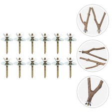 12 Sets Birdcage Hardware For Perch Stand Feeder Clamp Bird Perch Screw Parts