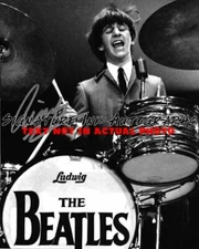 Ringo Starr The Beatles Autographed 8x10 Signed Photo reprint