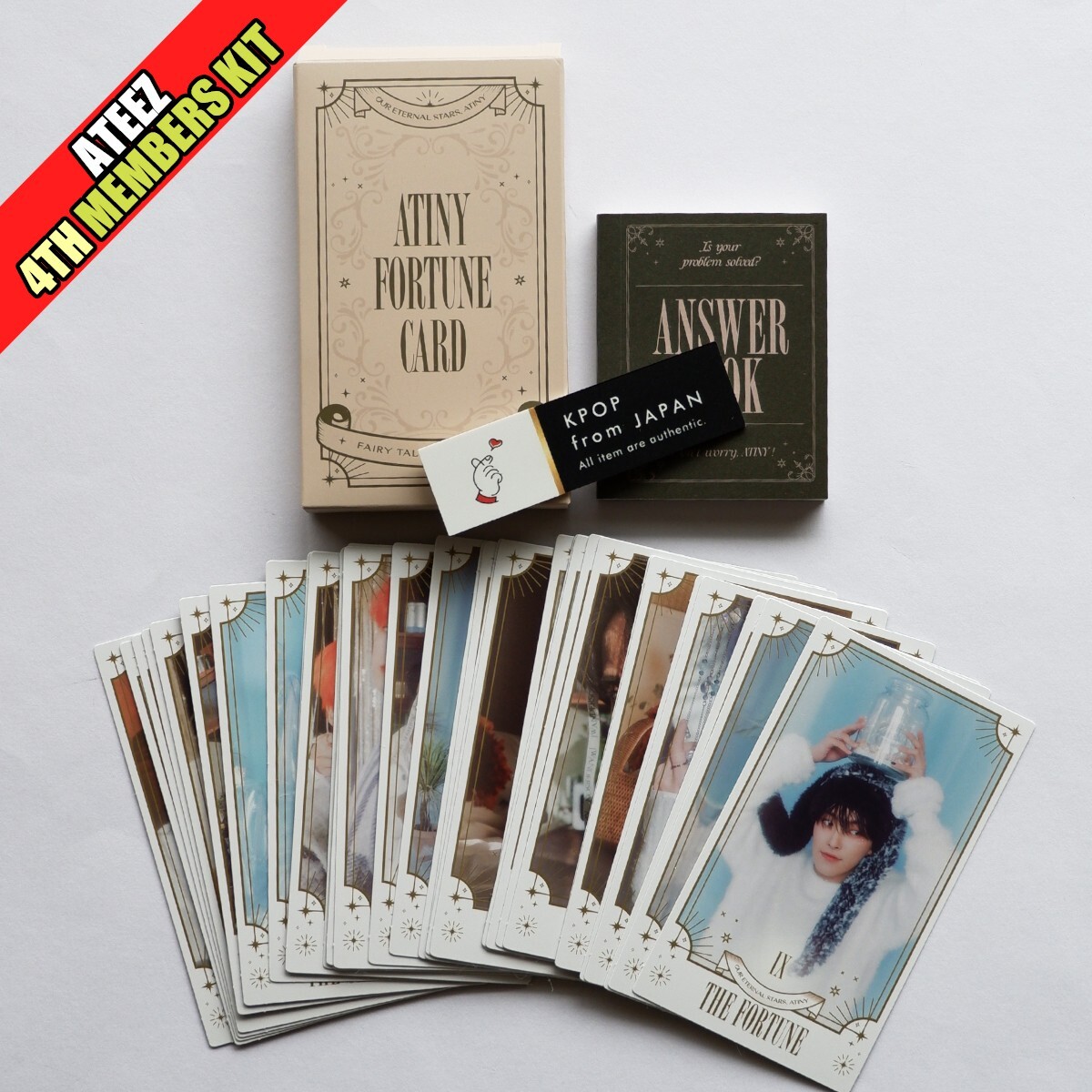ATEEZ FAIRY TALE WITH ATINY 4TH Membership Kit Full Set FC