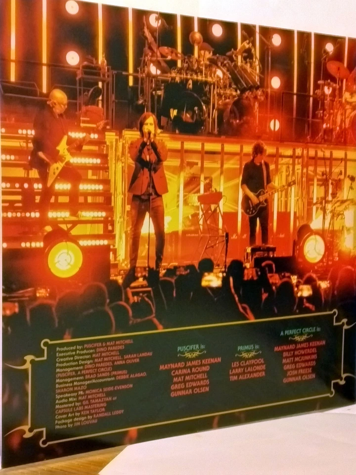 Primus / Puscifer / A Perfect Circle – Sessanta Live (2025, 4xLP, Limited White - Image 3 of 4