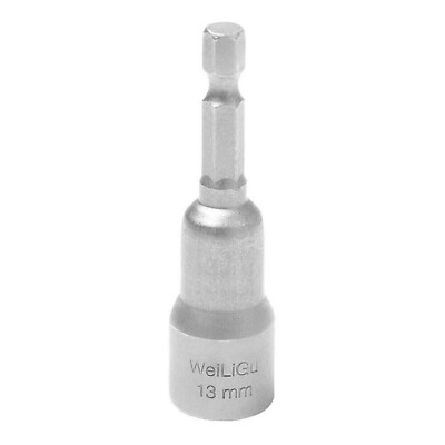 Magnetic Nut Driver Socket Metric & Imperial Impact Drill Bit Hex Shank 5mm-19mm