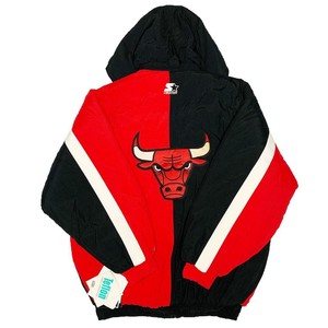 bulls starter jacket ebay