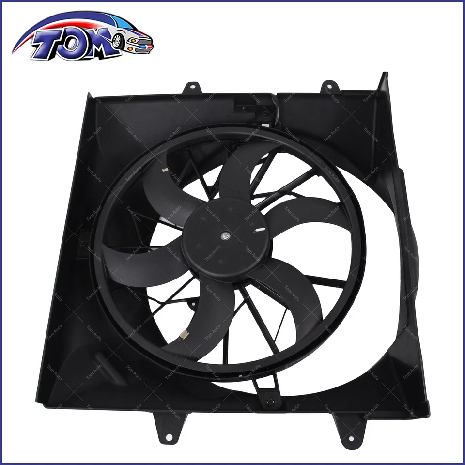 New Radiator Cooling Fan & Shroud Assembly for Jeep Grand Cherokee 1999-2003 Foto 2 de 3