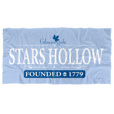Gilmore Girls Beach Towel, 30''x60'', Stars Hollow Logo Beach Towel