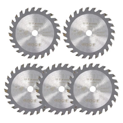 XCAN 5PCS 85mm HM Kreissägeblatt Set 85x10/15mm Kreissägeblätter für Holz Sägeblatt