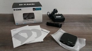 d LINK 4 PORT USB 20 hub DUB H4 NEU OVP #3G