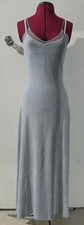 Zara Ladies Pearl Grey Knit Dress With Contrast Detail Size M RRP £49.99