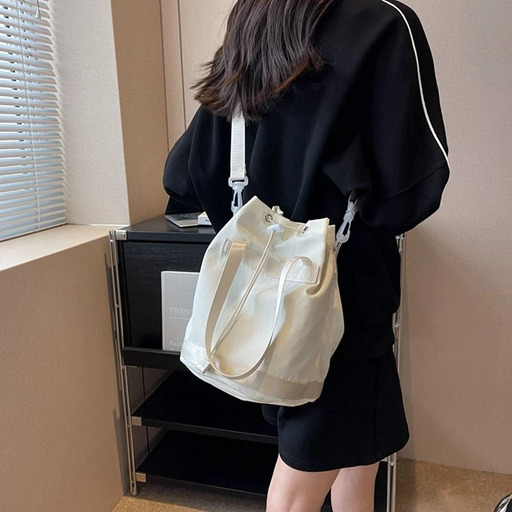 Nylon bucket bag clearance