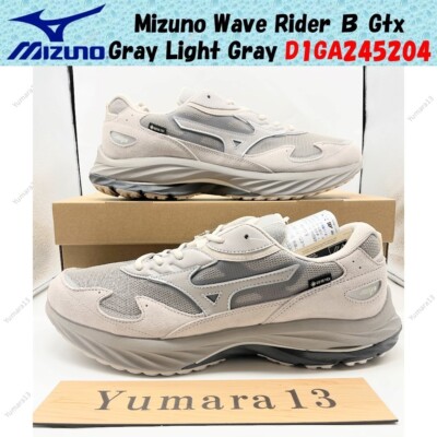 Mizuno Wave Rider Β Gtx Gray Light Gray D1GA245204 Men's Size