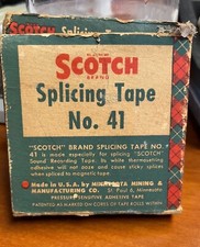 SCOTCH VINTAGE SPLICING TAPE NO 41 Original