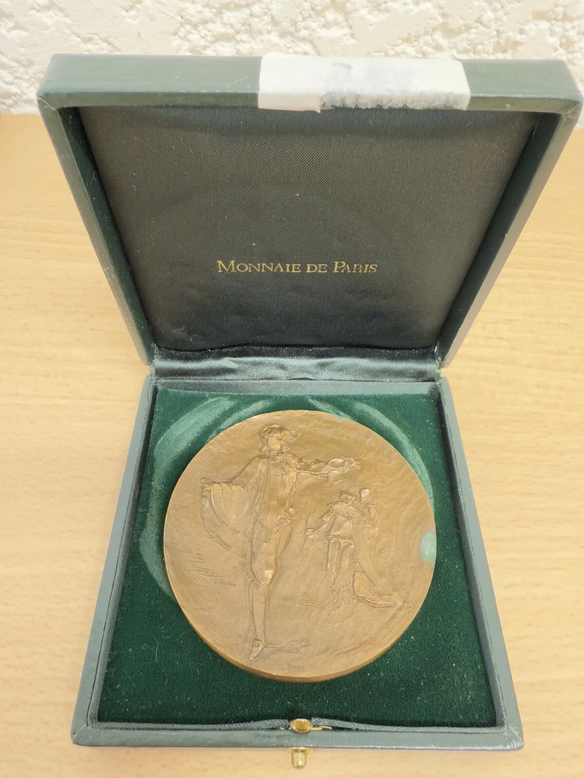 Médaille Pèlerinage Antoine Watteau 1684 1721 En Bronze dans sa boîte