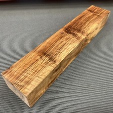 B350 Curly Bastogne Walnut Block Carving Craft Knife Handle Game Call 27.25"