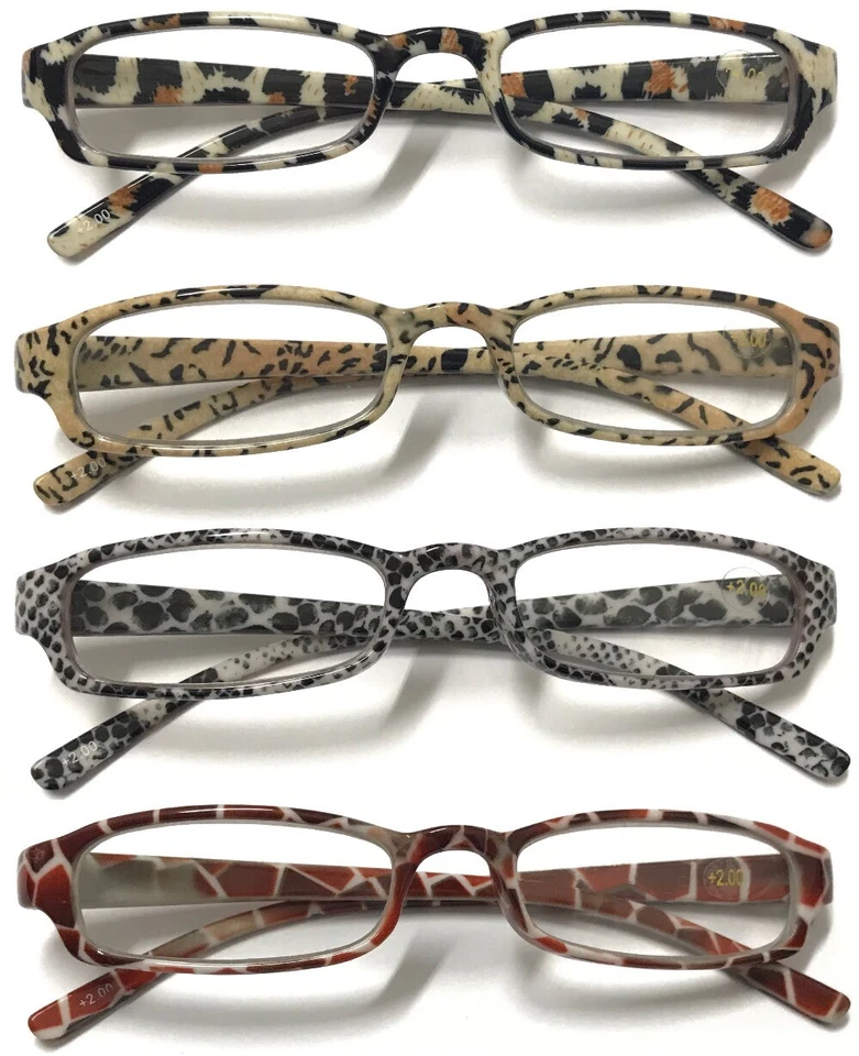 Animal Skin Patterns Designed Lightweight Small Pocket Reading Glasses L271