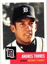 2002 Topps Heritage #144 Andres Torres