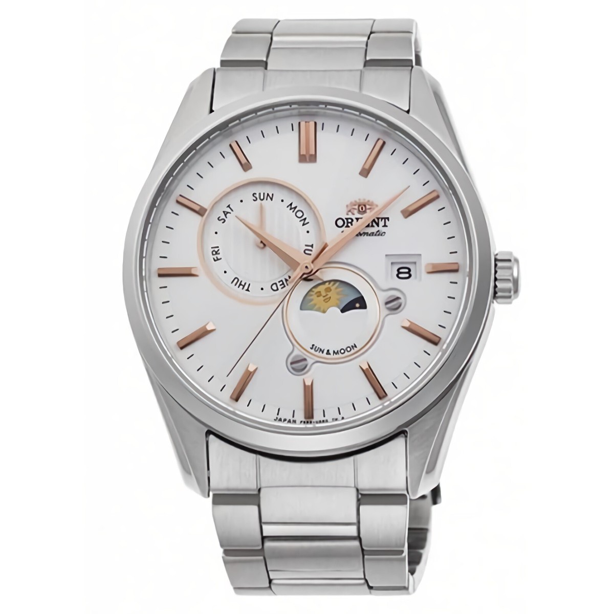 ORIENT Contemporary RN-AK0301S SUN & MOON Automatic White Dial