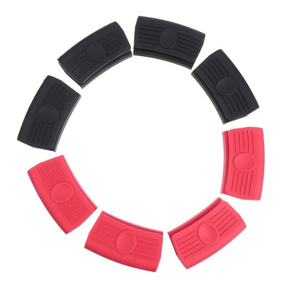  8 Pairs Wok Stand Silicone Pot Ear Clips Hot Handle Sleeve Holder